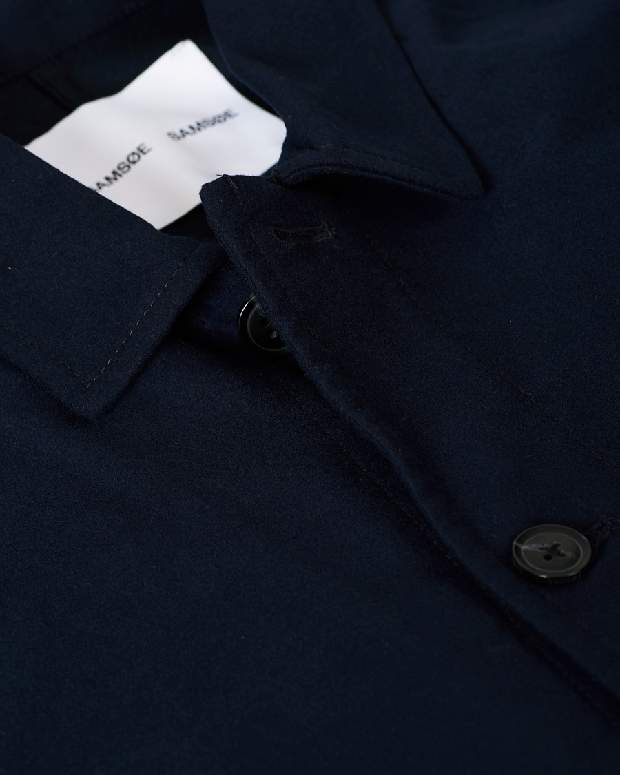 Heren | Overhemden | Samsøe Samsøe | Samsøe & Samsøe Cotton Worker Jacket Sky Captain