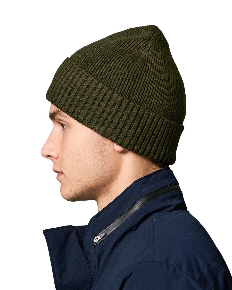 Heren | Tommy Hilfiger Pima Cotton Beanie Green | Tommy Hilfiger | Pima Cotton Beanie Green
