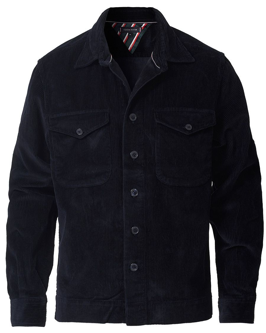 Heren | Overhemden | Tommy Hilfiger | Corduroy Overshirt Desert Sky