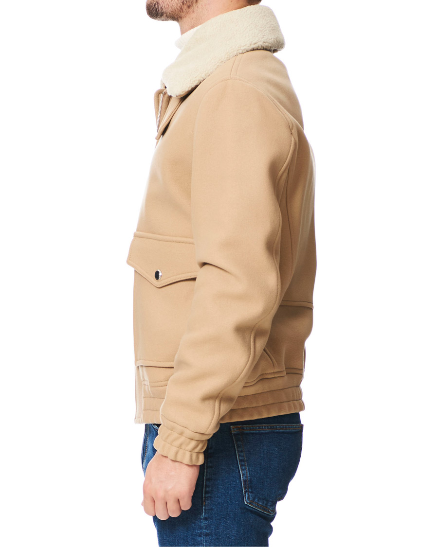 Heren | Jassen | Tommy Hilfiger | Shearling Collar Flight Jacket Classic Camel