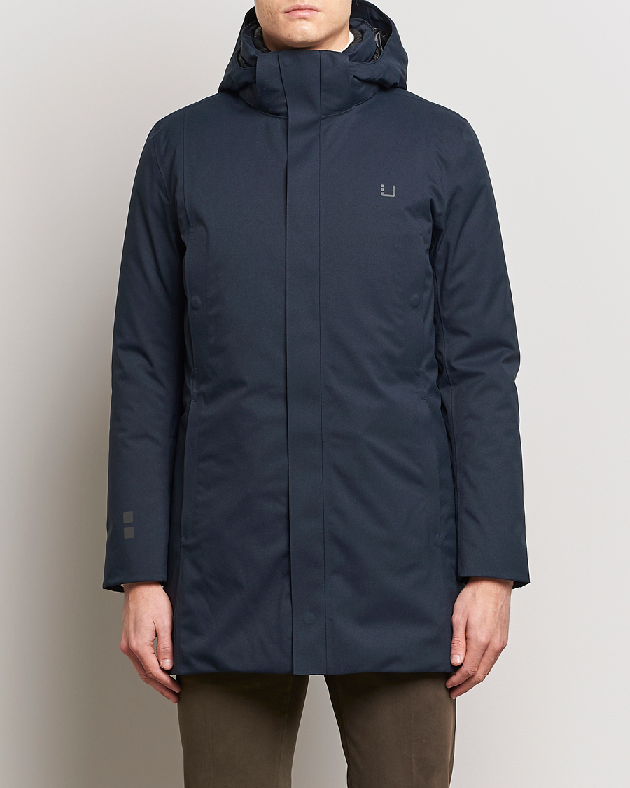 Heren | Minimalistische jassen | UBR | Redox Parka Dark Navy