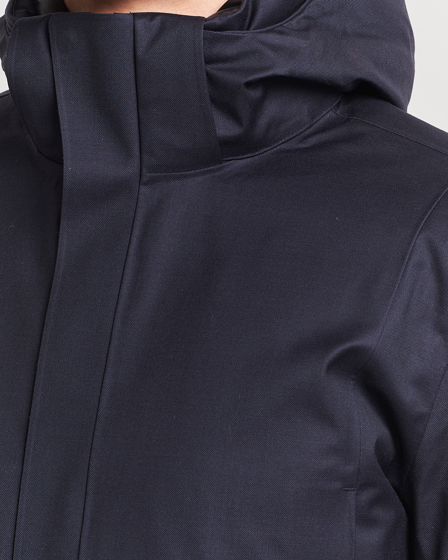 Heren | Jassen | UBR | Redox Parka Savile X Dark Navy Wool