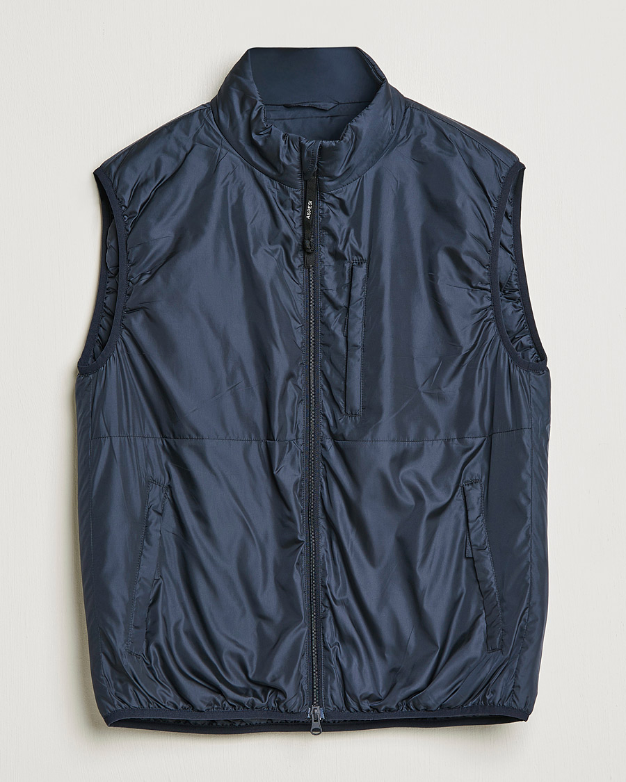 Heren | Jassen | Aspesi | Jil Padded Vest Navy