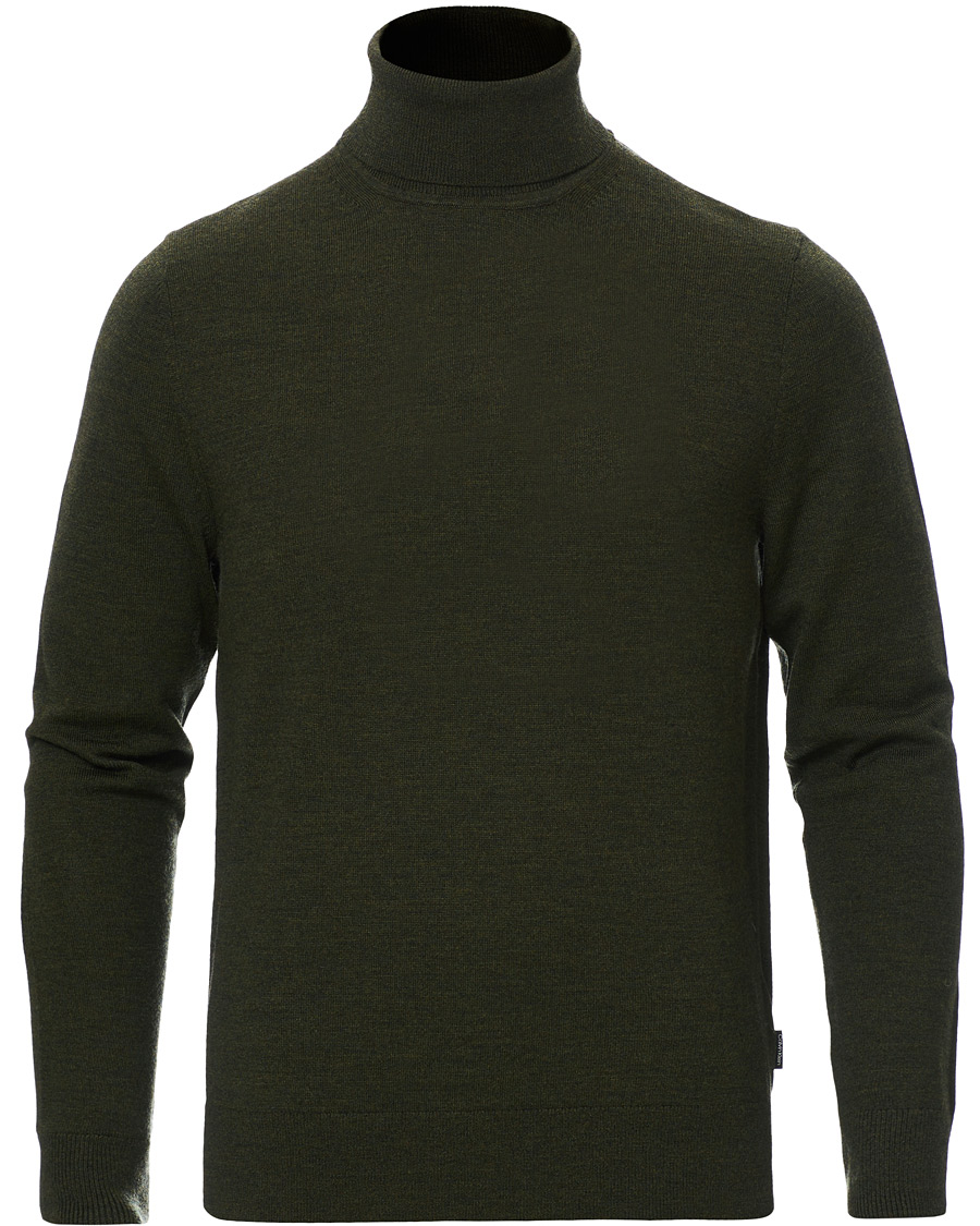 Heren | Truien | Calvin Klein | Superior Wool Rollneck Dark Olive