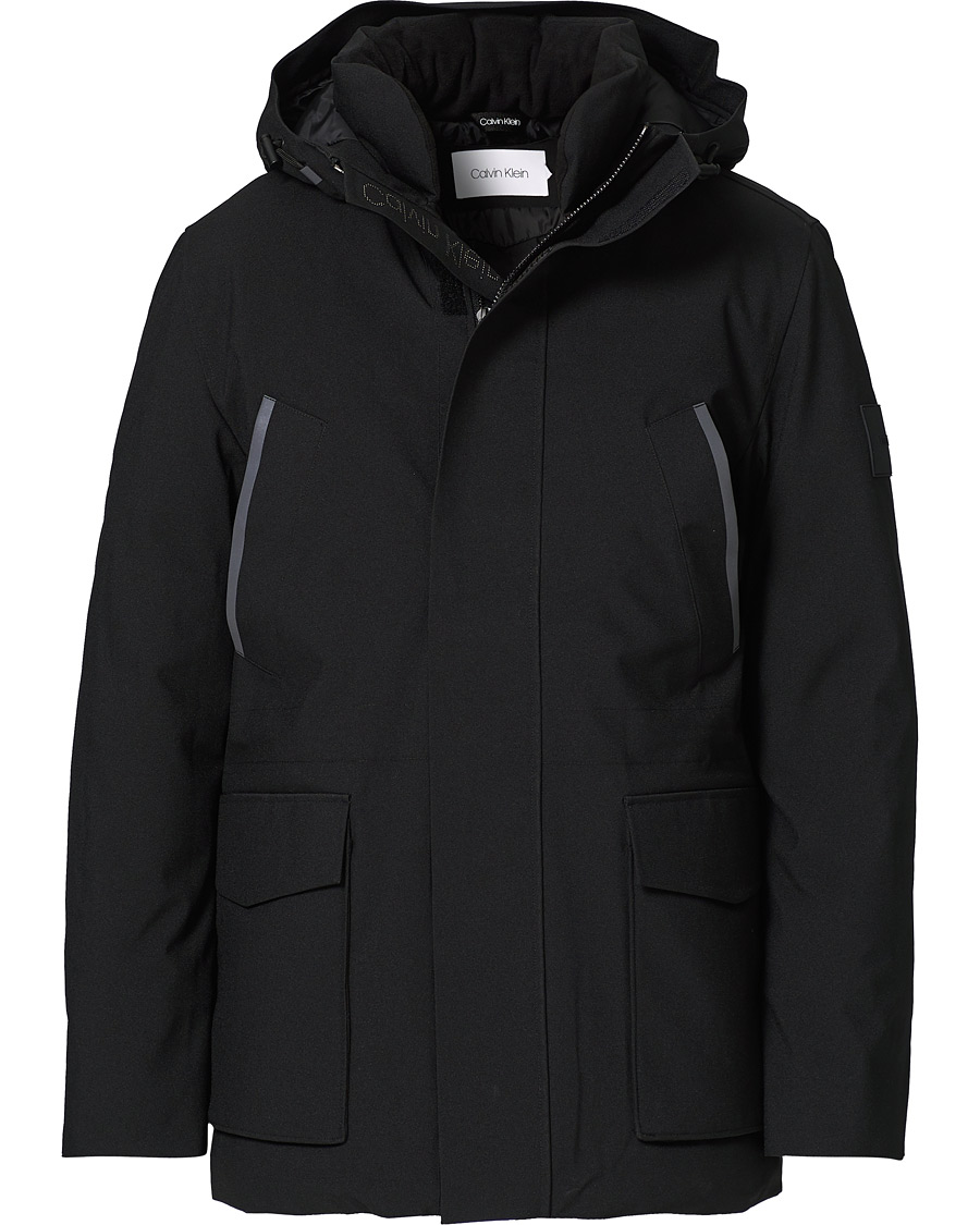 Heren | Jassen | Calvin Klein | Premium Canvas Technical Parka Black
