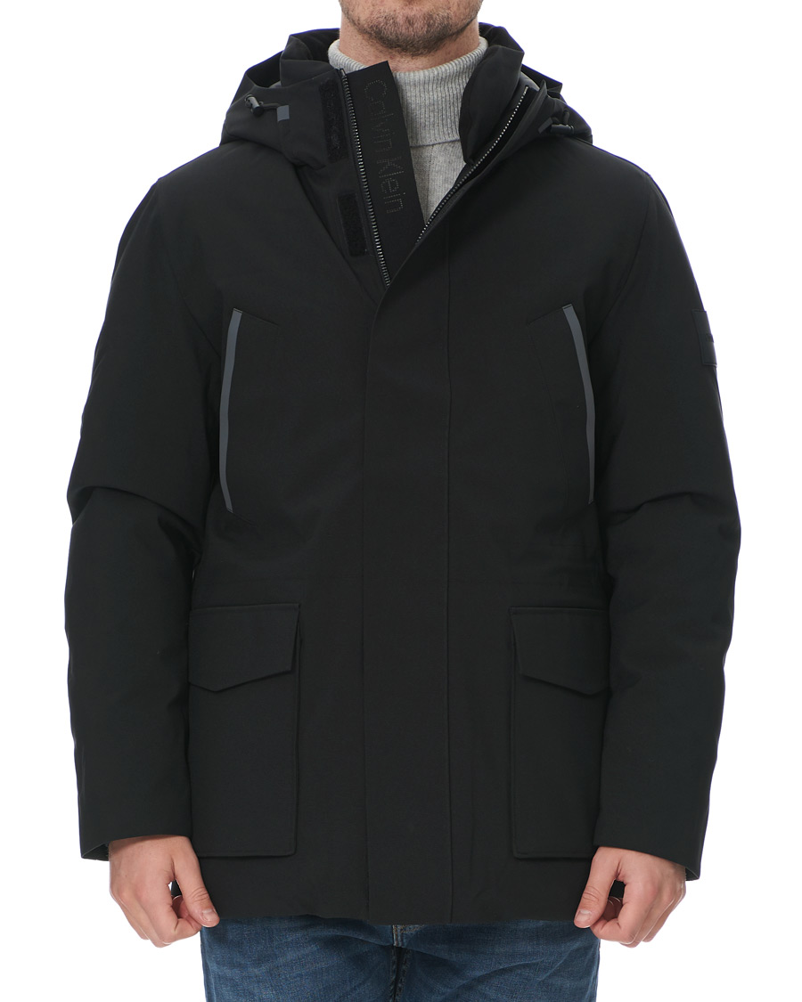 Heren | Jassen | Calvin Klein | Premium Canvas Technical Parka Black