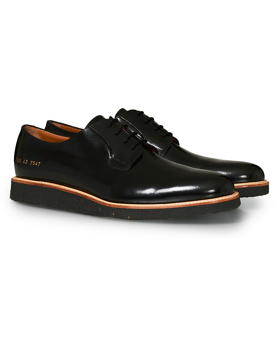 Heren | Common Projects Derby Shine Black Calf | Common Projects | Derby Shine Black Calf