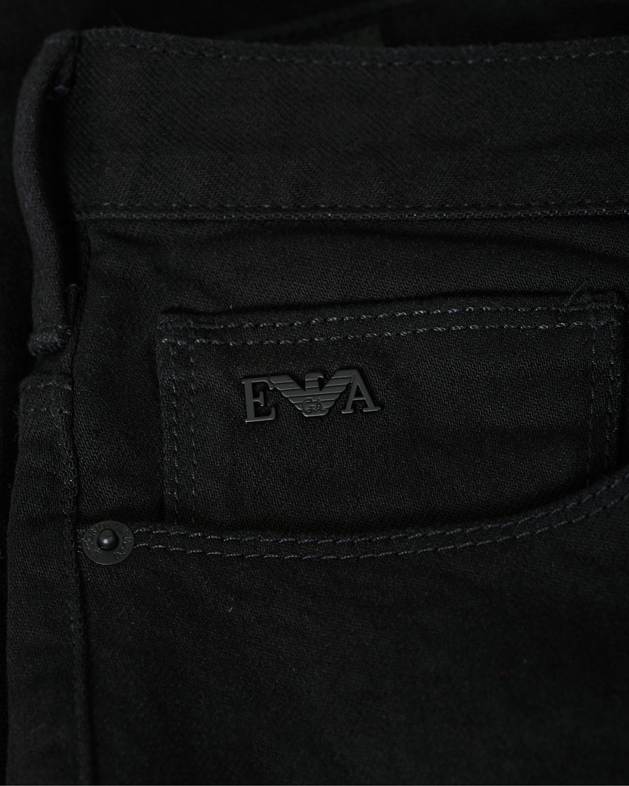 Heren | Jeans | Emporio Armani | Slim Fit Jeans Black