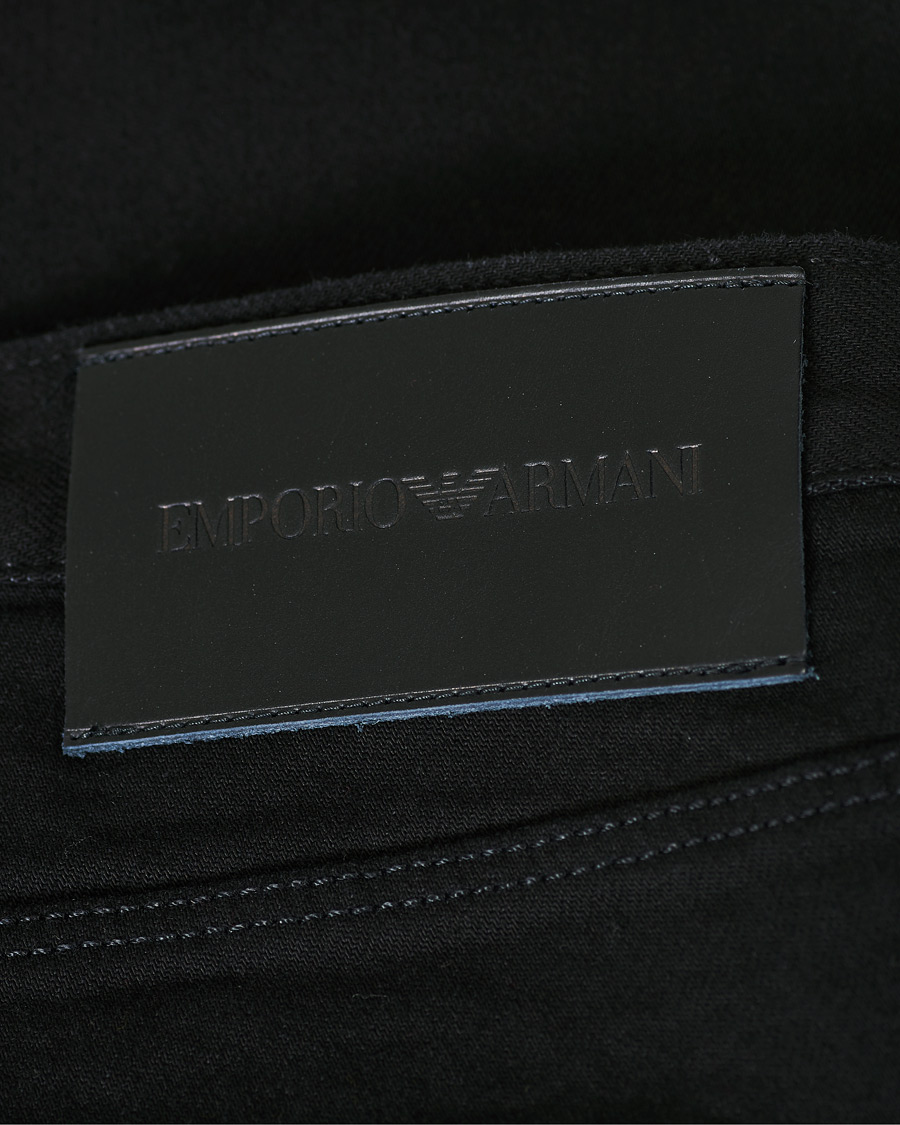 Heren | Jeans | Emporio Armani | Slim Fit Jeans Black