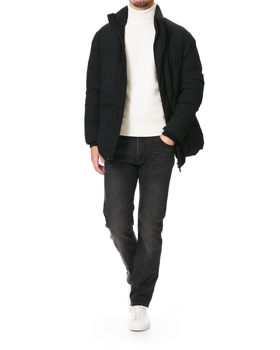 Heren | Jeans | Emporio Armani | Regular Fit Jeans Washed Black