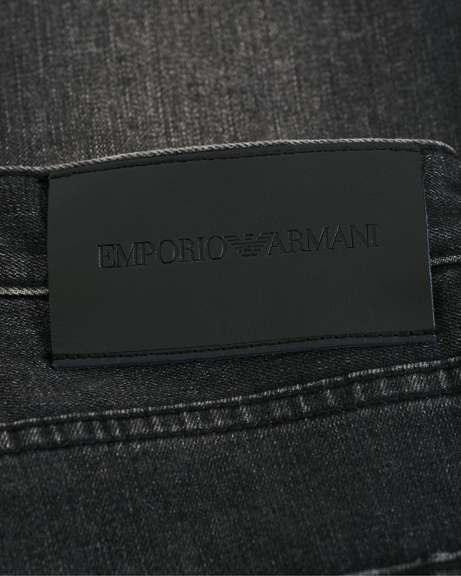 Heren | Jeans | Emporio Armani | Regular Fit Jeans Washed Black