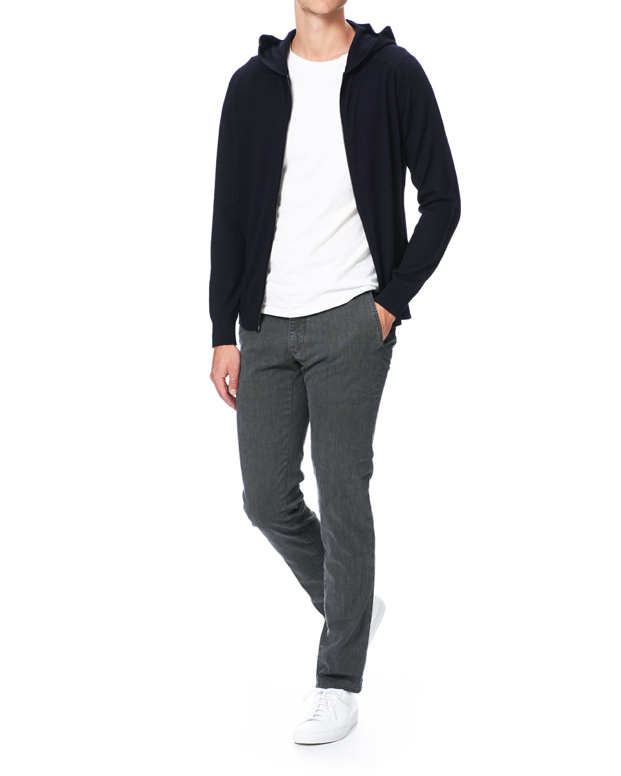 Heren | Truien | Emporio Armani | Travel Collection Full Zip Hoodie Navy