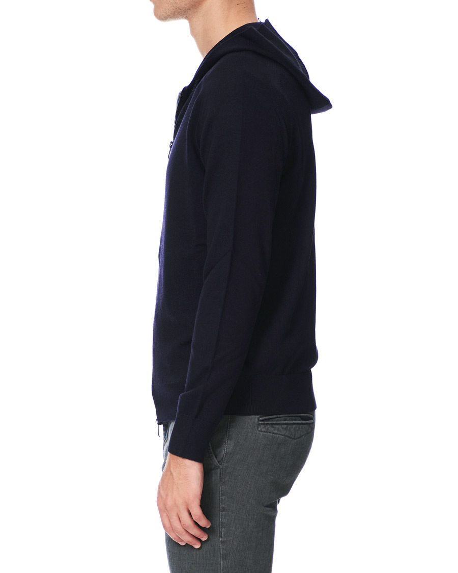 Heren | Truien | Emporio Armani | Travel Collection Full Zip Hoodie Navy