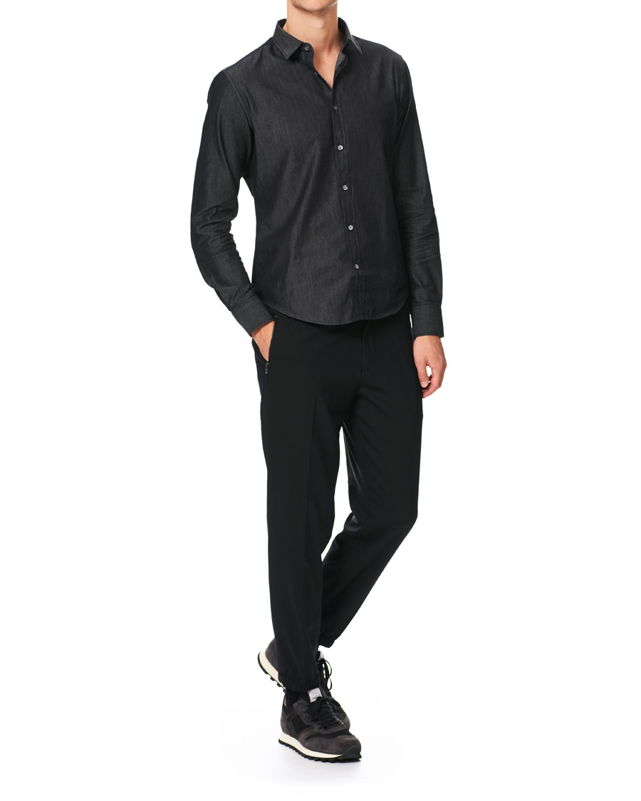 Heren | Broeken | Emporio Armani | Virgin Wool Trousers Black