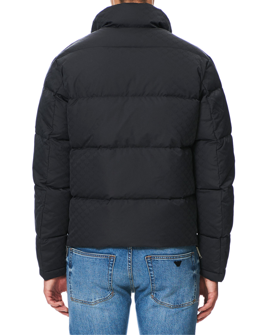 Heren | Jassen | Emporio Armani | Tonal Logo Down Jacket Navy