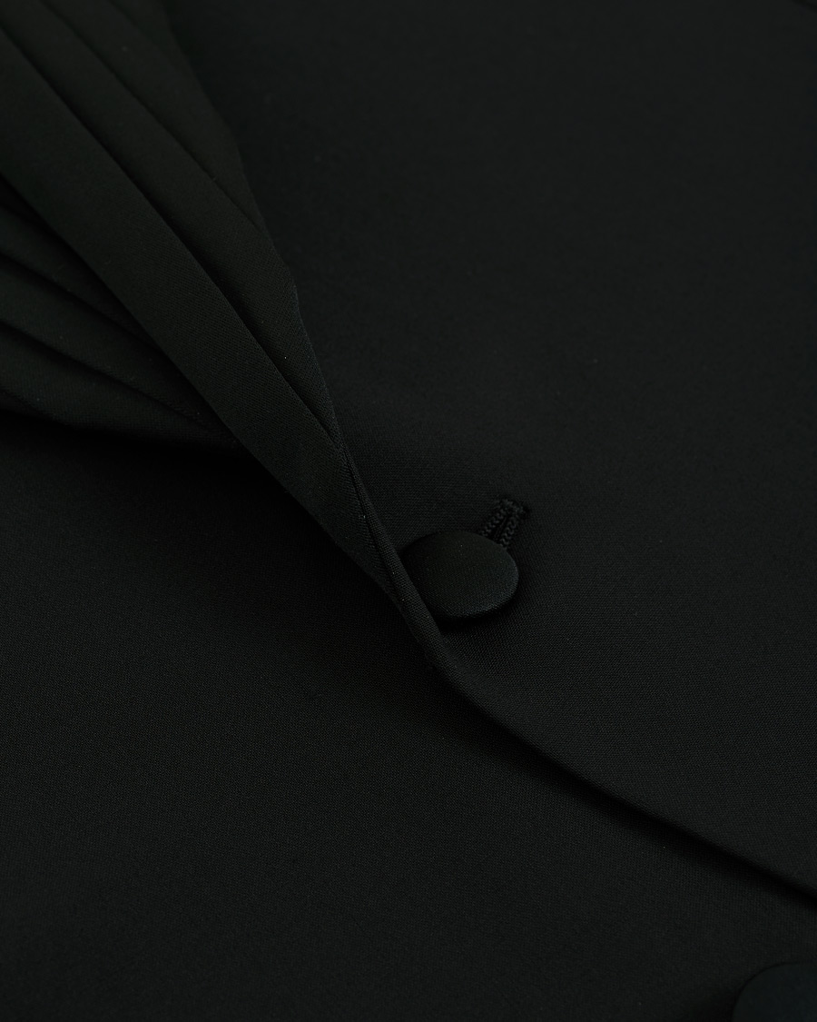 Heren | Pakken | Emporio Armani | Slim Fit Virgon Wool Shawl Collar Tuxedo Black