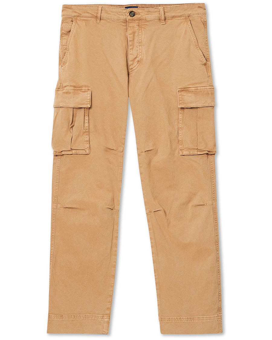 Heren | Broeken | GANT | Regular Fit Cargo Pants Warm Khaki