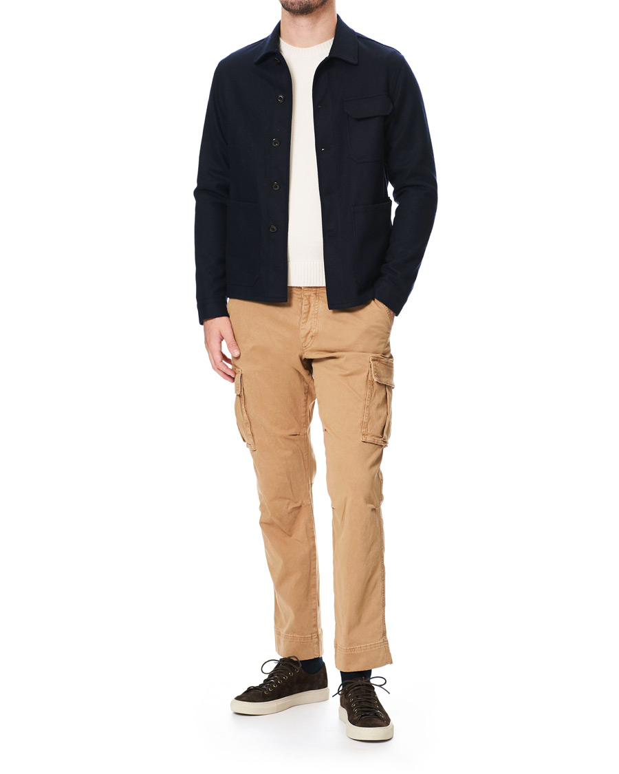 Heren | Broeken | GANT | Regular Fit Cargo Pants Warm Khaki