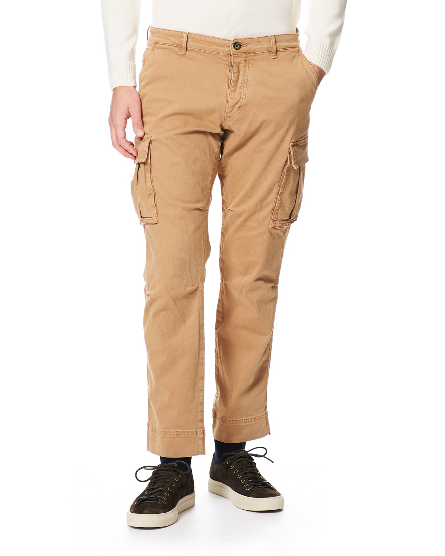 Heren | Broeken | GANT | Regular Fit Cargo Pants Warm Khaki