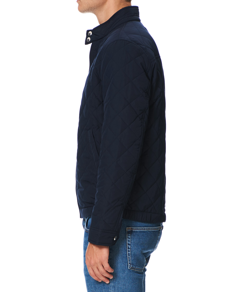 Heren | Jassen | GANT | The Quilted Windcheater Evening Blue