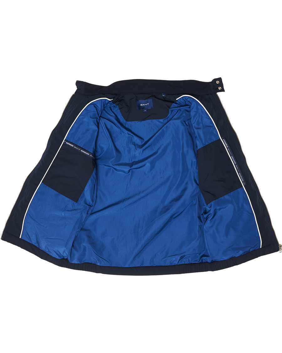 Heren | Jassen | GANT | The Quilted Windcheater Evening Blue