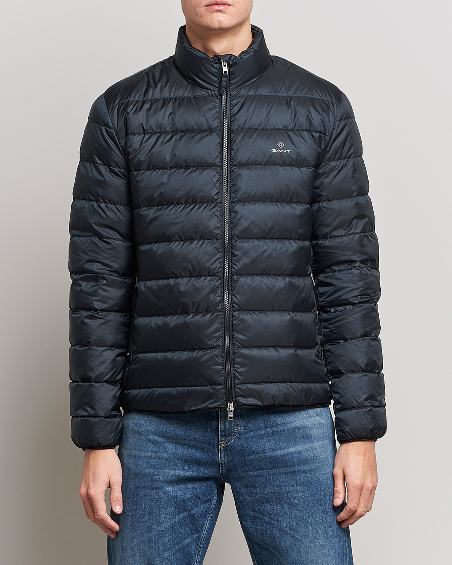 Heren | Jassen | GANT | The Light Down Jacket Black