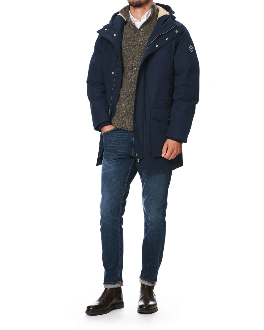 Heren | Jassen | GANT | The Everyday Parka Marine