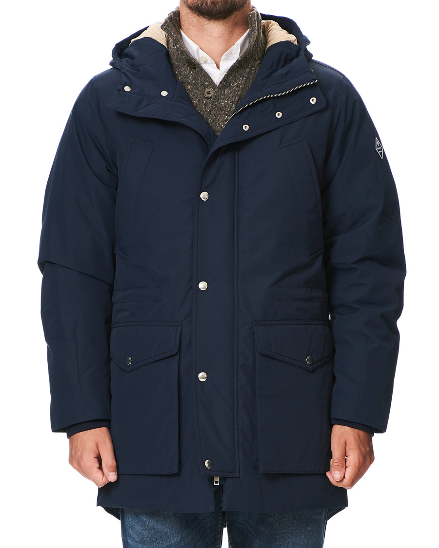 Heren | Jassen | GANT | The Everyday Parka Marine