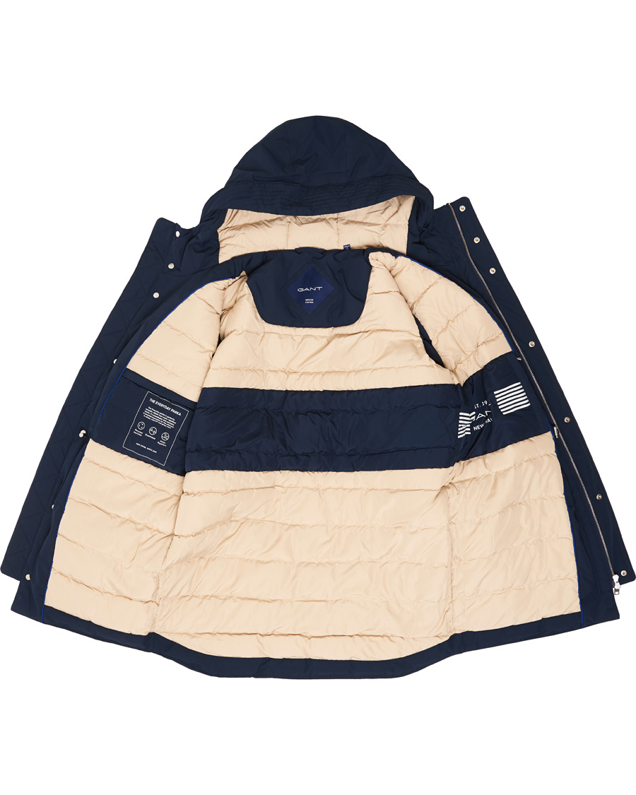 Heren | Jassen | GANT | The Everyday Parka Marine