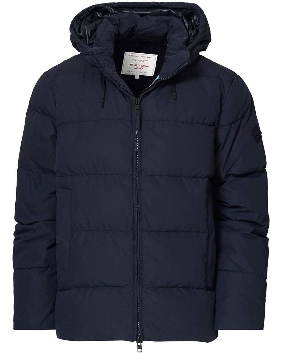 Heren | Jassen | GANT | The Alta Down Jacket Evening Blue