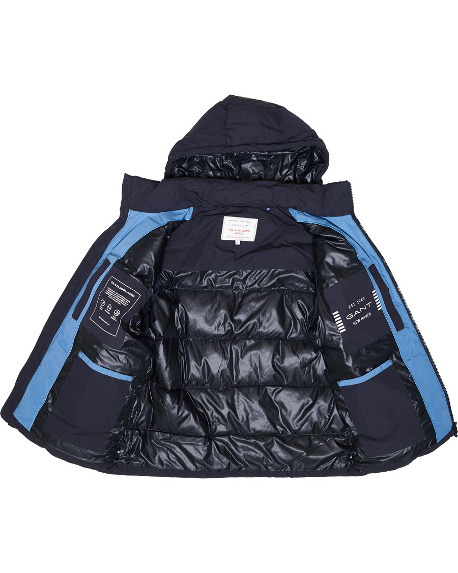 Heren | Jassen | GANT | The Alta Down Jacket Evening Blue