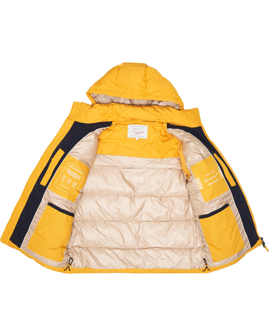 Heren | Jassen | GANT | The Alta Down Jacket Ivy Gold