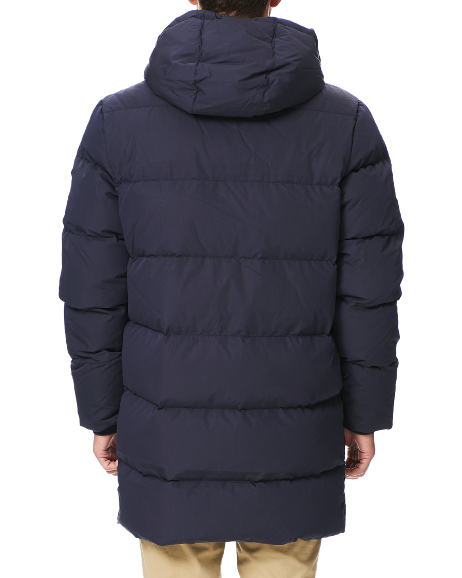 Heren | Jassen | GANT | The Long Alta Down Jacket Evening Blue