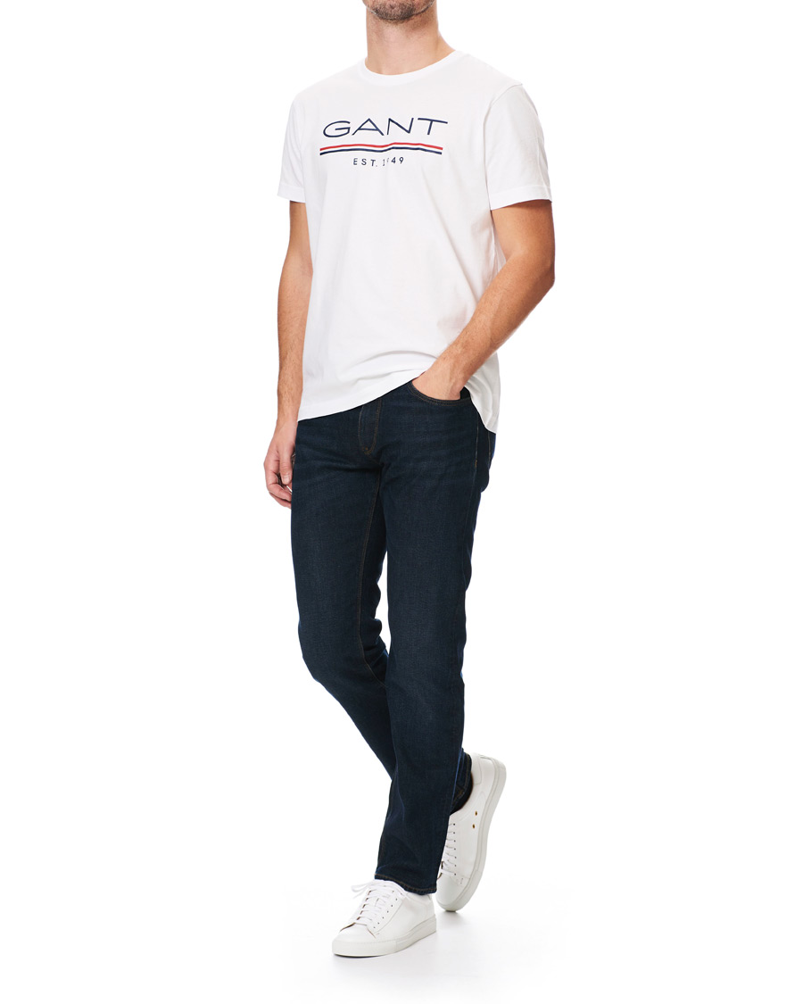 Heren | T-shirts | GANT | 1949 Logo Tee White