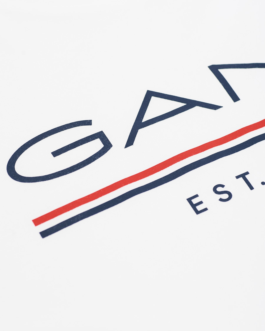 Heren | T-shirts | GANT | 1949 Logo Tee White