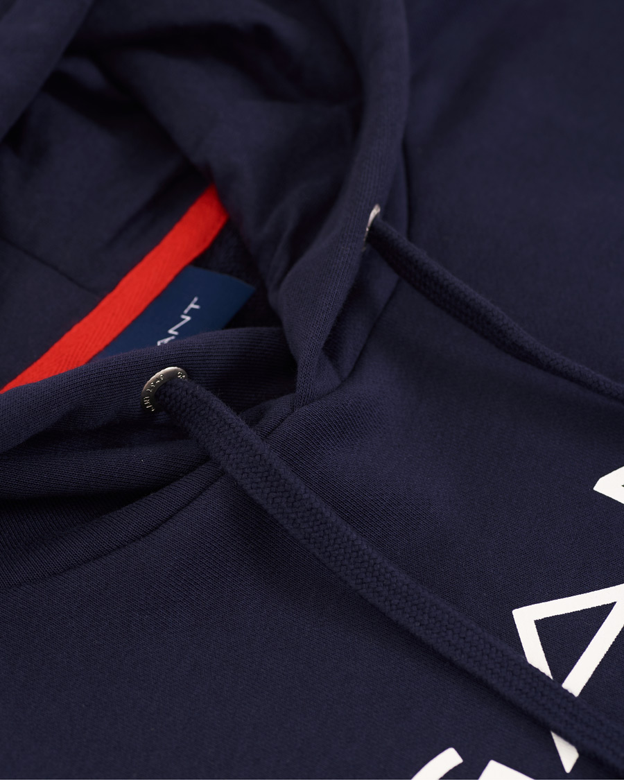 Heren | Truien | GANT | 1949 Logo Hoodie Classic Blue