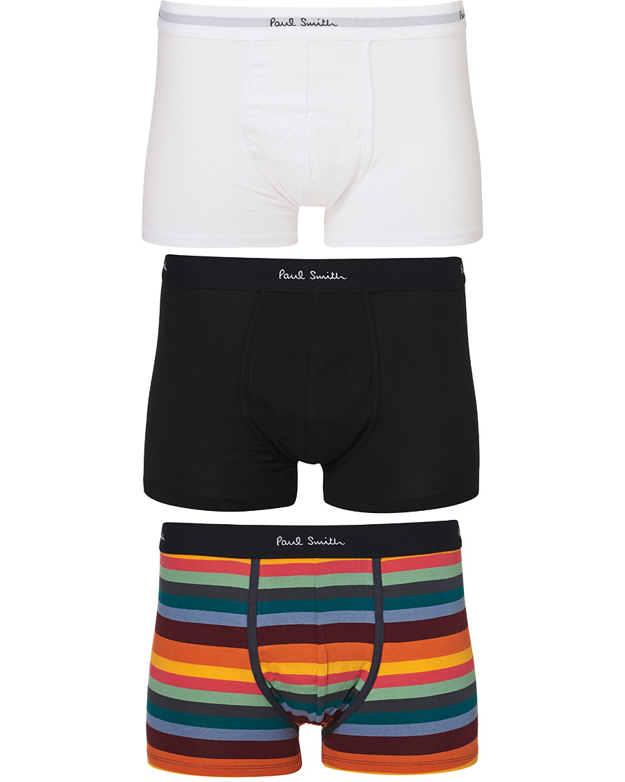 Heren | Ondergoed | Paul Smith | 3-pack Trunk Black/White/Stripe