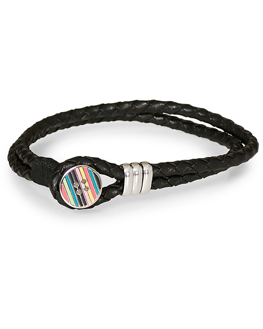 Heren | Paul Smith Enamel Button Cufflink Bracelet Black | Paul Smith | Enamel Button Cufflink Bracelet Black