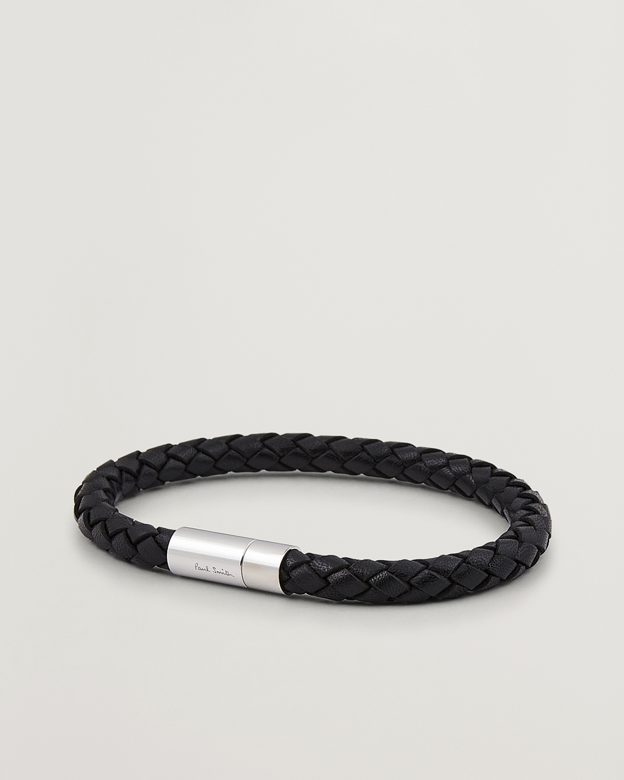 Heren | Paul Smith Leather Bracelet Black | Paul Smith | Leather Bracelet Black