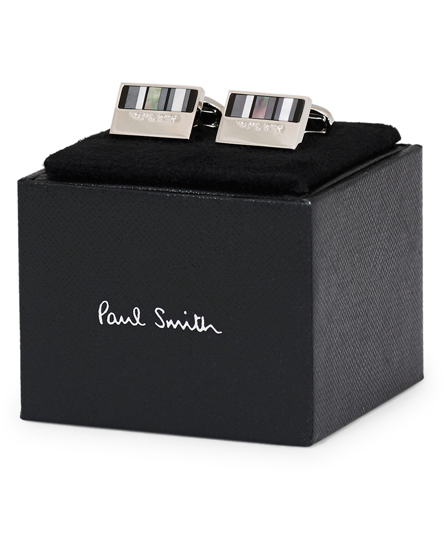 Heren | Paul Smith MOP Stripe Logo Cufflinks | Paul Smith | MOP Stripe Logo Cufflinks