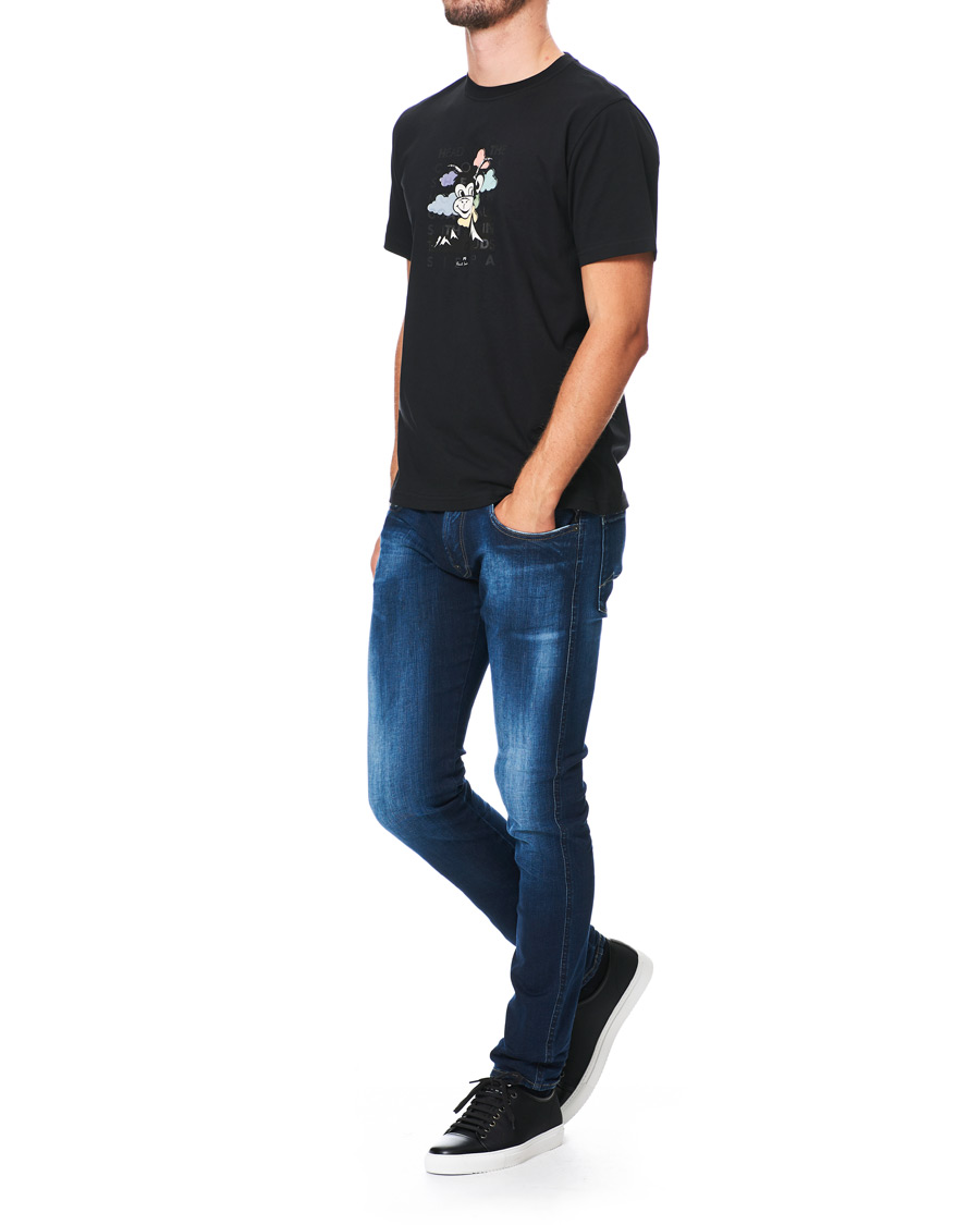 Heren | T-shirts | PS Paul Smith | Monkey in The Sky Tee Black