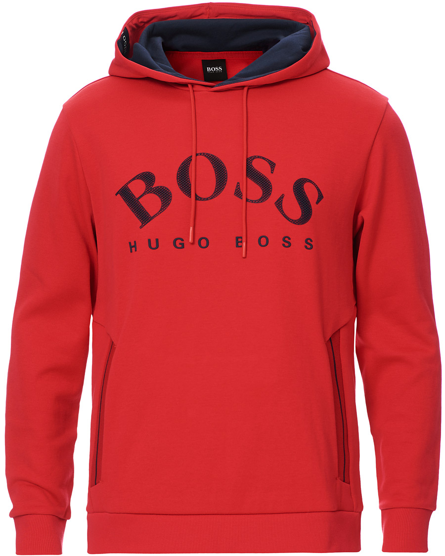 Heren | Truien | BOSS GREEN | BOSS Athleisure Soody Hoodie Bright Red