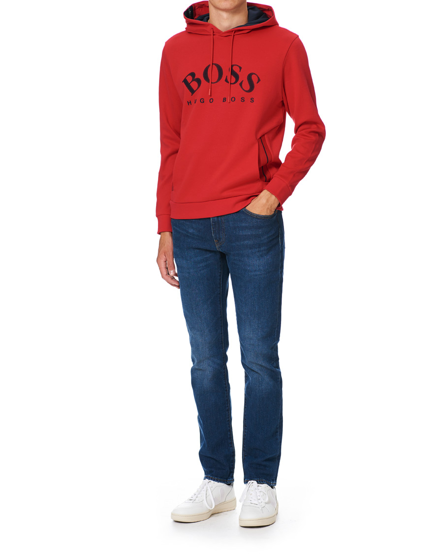 Heren | Truien | BOSS GREEN | BOSS Athleisure Soody Hoodie Bright Red