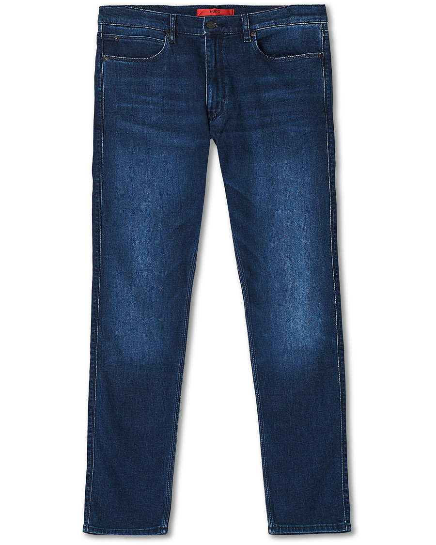 Heren | Jeans | HUGO | 734 Slim Stretch Jeans Medium Blue