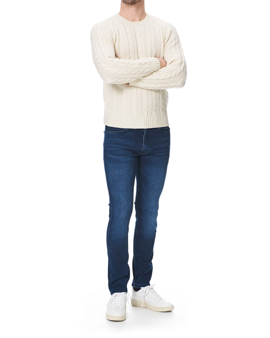 Heren | Jeans | HUGO | 734 Slim Stretch Jeans Medium Blue