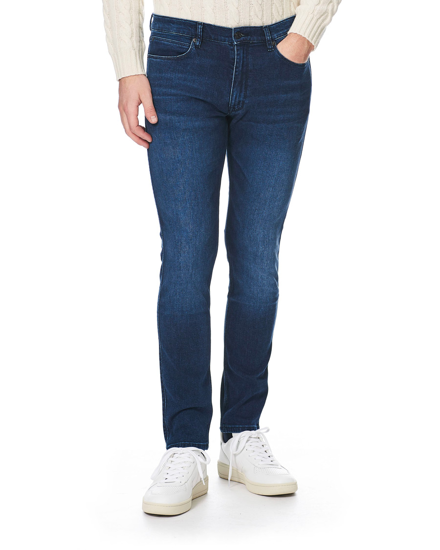 Heren | Jeans | HUGO | 734 Slim Stretch Jeans Medium Blue