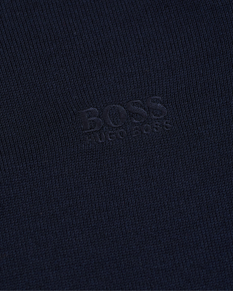 Heren | Truien | BOSS BLACK | BOSS Bono Knitted Polo Dark Blue