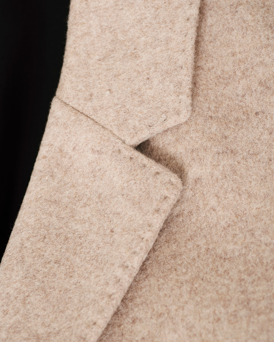 Heren | Jassen | HUGO | Migor Wool Coat Light Beige