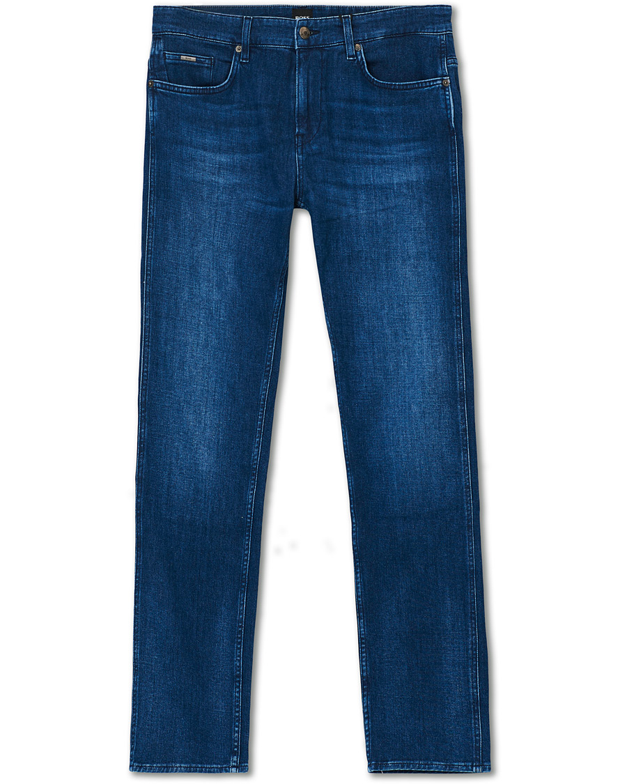 Heren | Jeans | BOSS BLACK | BOSS Delaware Slim Fit Stretch Jeans Medium Blue