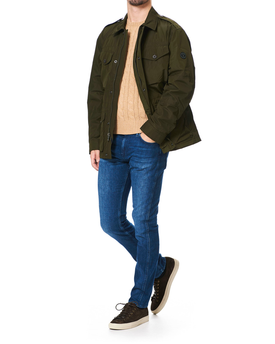 Heren | Jeans | BOSS BLACK | BOSS Delaware Slim Fit Stretch Jeans Medium Blue